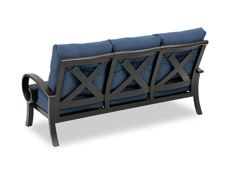 Nhôm đồng tuổi Solstice có đệm Sofa hiên