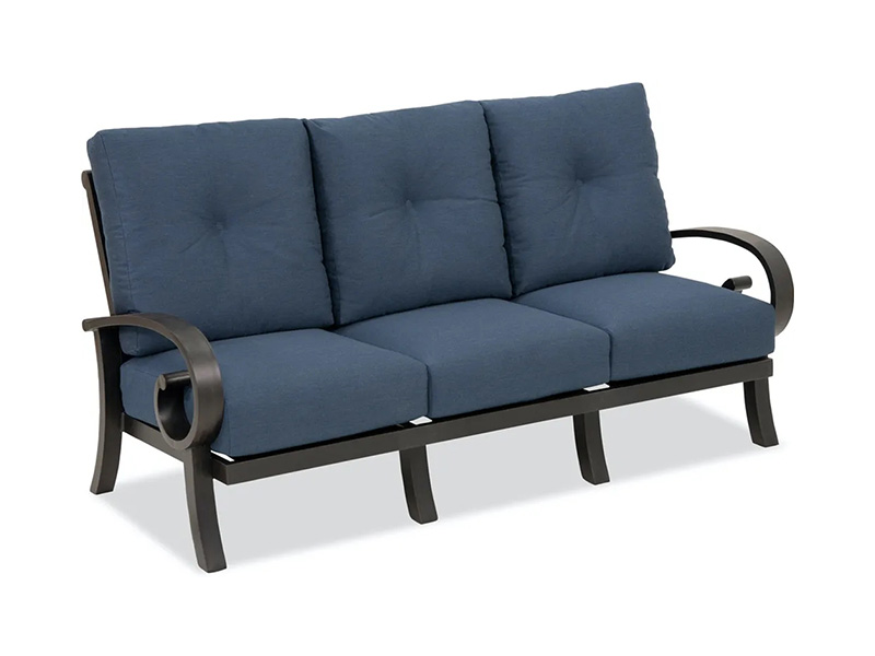 Nhôm đồng tuổi Solstice có đệm Sofa hiên