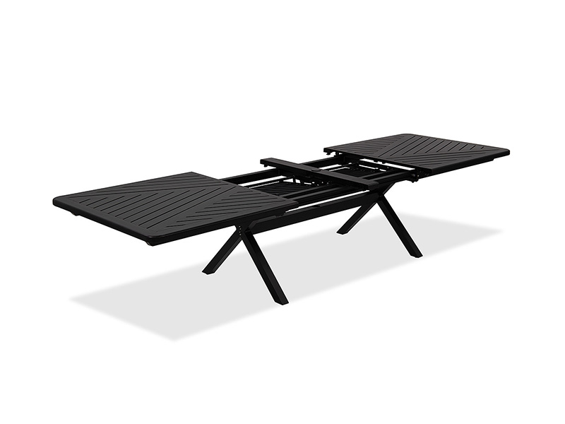 Sân nhôm đồng Solstice 84-130 x 44 in. Bàn ăn mở rộng