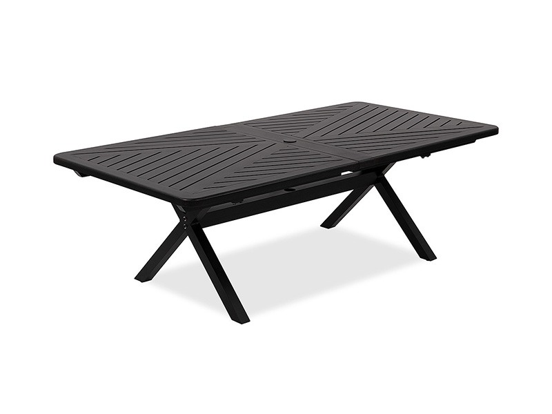 Sân nhôm đồng Solstice 84-130 x 44 in. Bàn ăn mở rộng