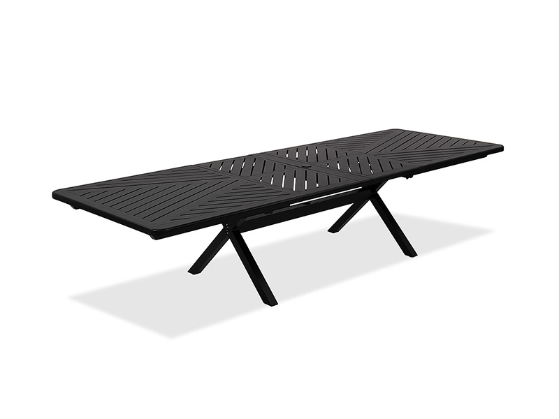 Sân nhôm đồng Solstice 84-130 x 44 in. Bàn ăn mở rộng